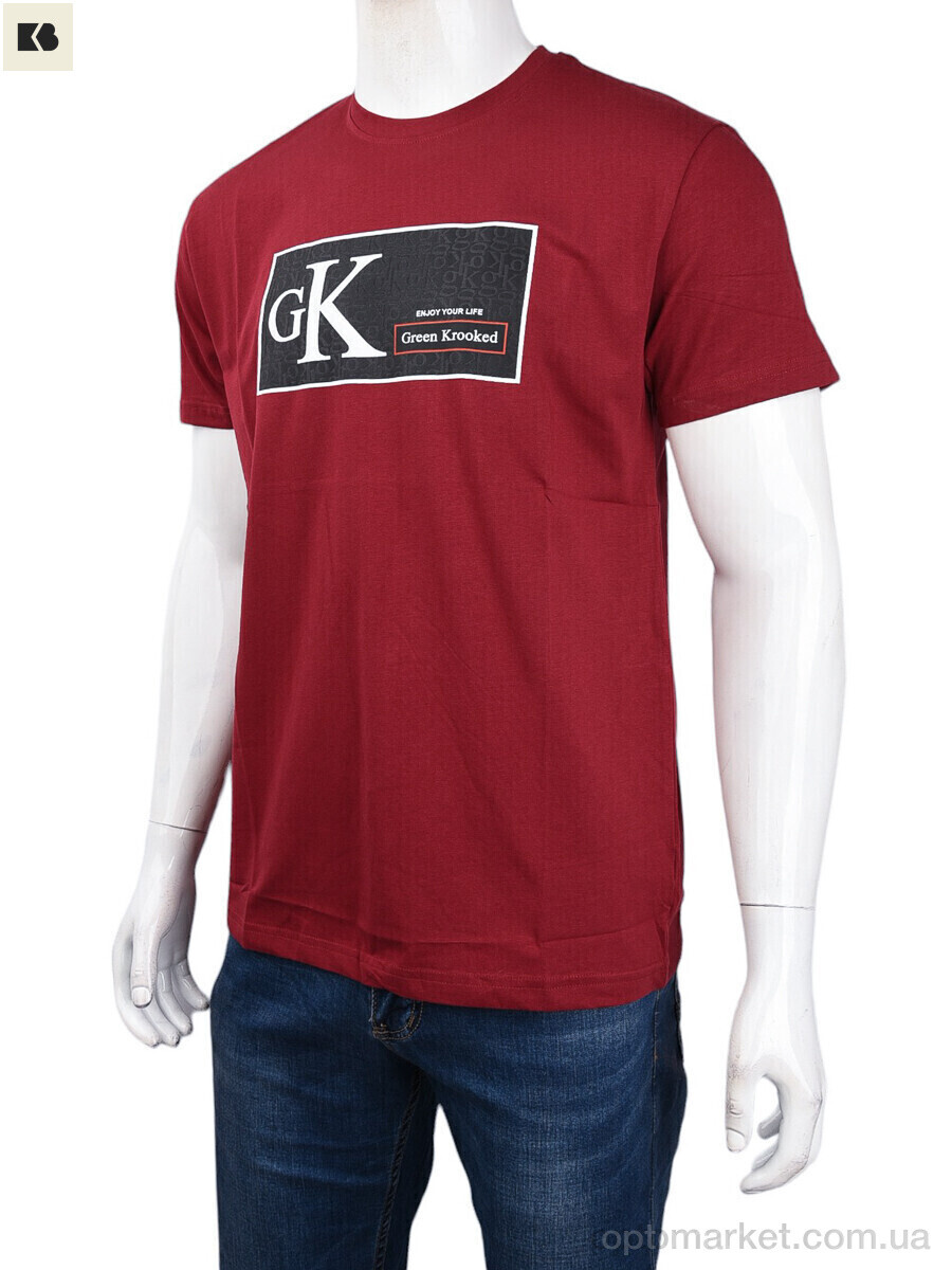 Купить Футболка чоловічі 3707-0083-2 bordo Daniel Jones бордовий, фото 1