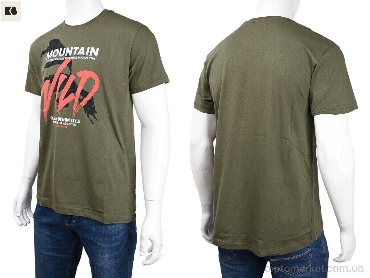 Купить Футболка чоловічі 3707-0085-2 green Daniel Jones зелений, фото 3