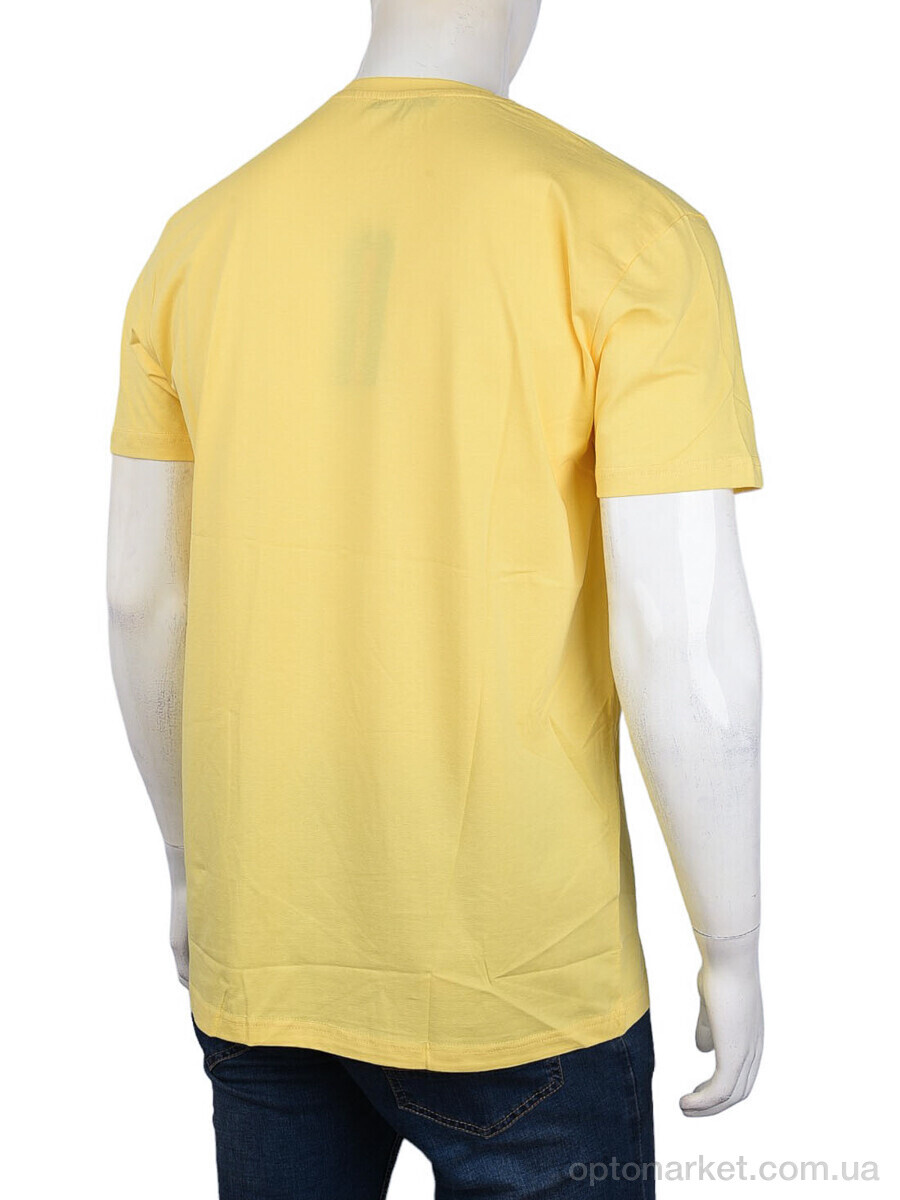 Купить Футболка чоловічі 3707-0091-5 yellow Daniel Jones жовтий, фото 2