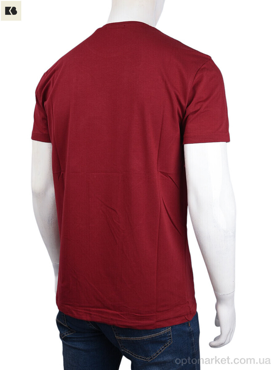 Купить Футболка чоловічі 3707-0094-1 bordo Daniel Jones бордовий, фото 2