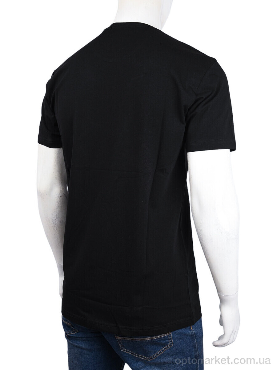 Купить Футболка чоловічі 3707-0095-1 black Daniel Jones чорний, фото 2