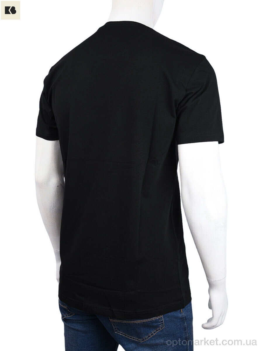 Купить Футболка чоловічі 3707-0095-1 black Daniel Jones чорний, фото 2