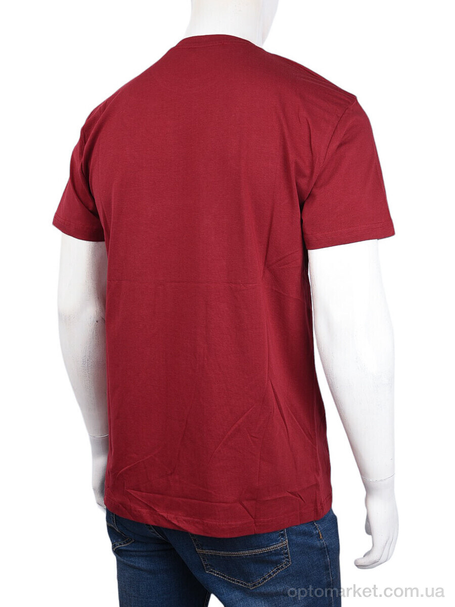 Купить Футболка чоловічі 3707-0095-2 bordo Daniel Jones бордовий, фото 2