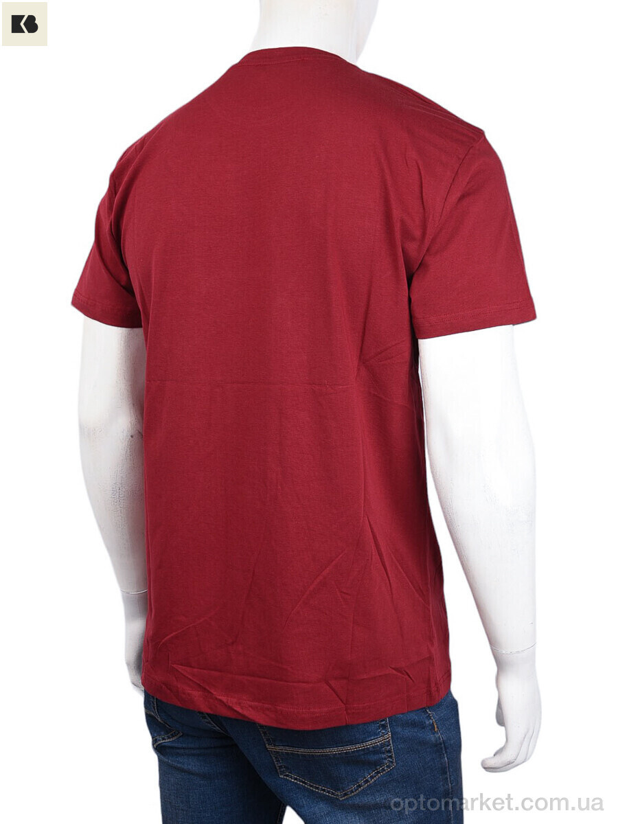 Купить Футболка чоловічі 3707-0095-2 bordo Daniel Jones бордовий, фото 2