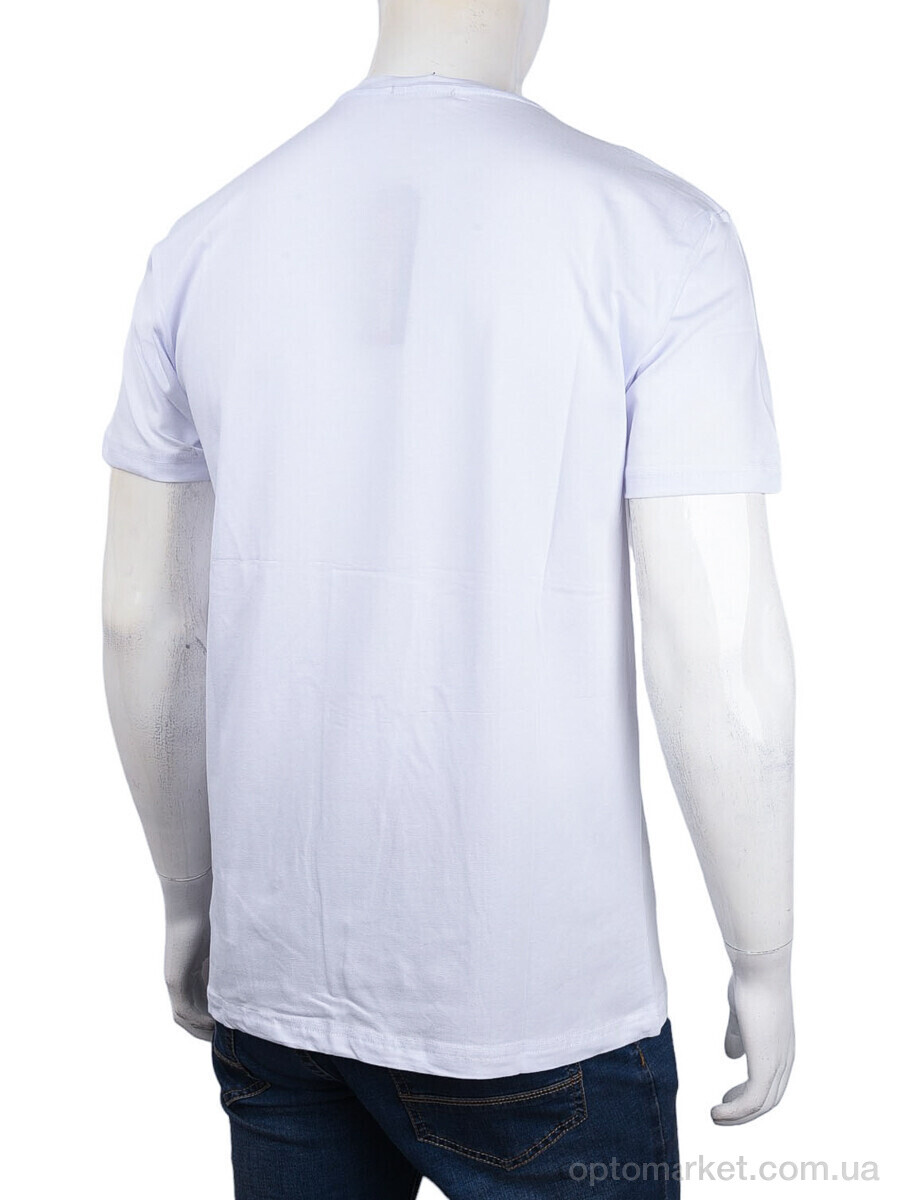 Купить Футболка чоловічі 3707-0095-4 white Daniel Jones білий, фото 2