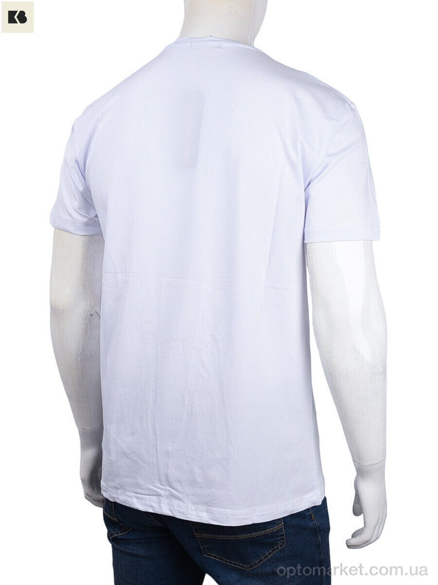 Купить Футболка чоловічі 3707-0095-4 white Daniel Jones білий, фото 2