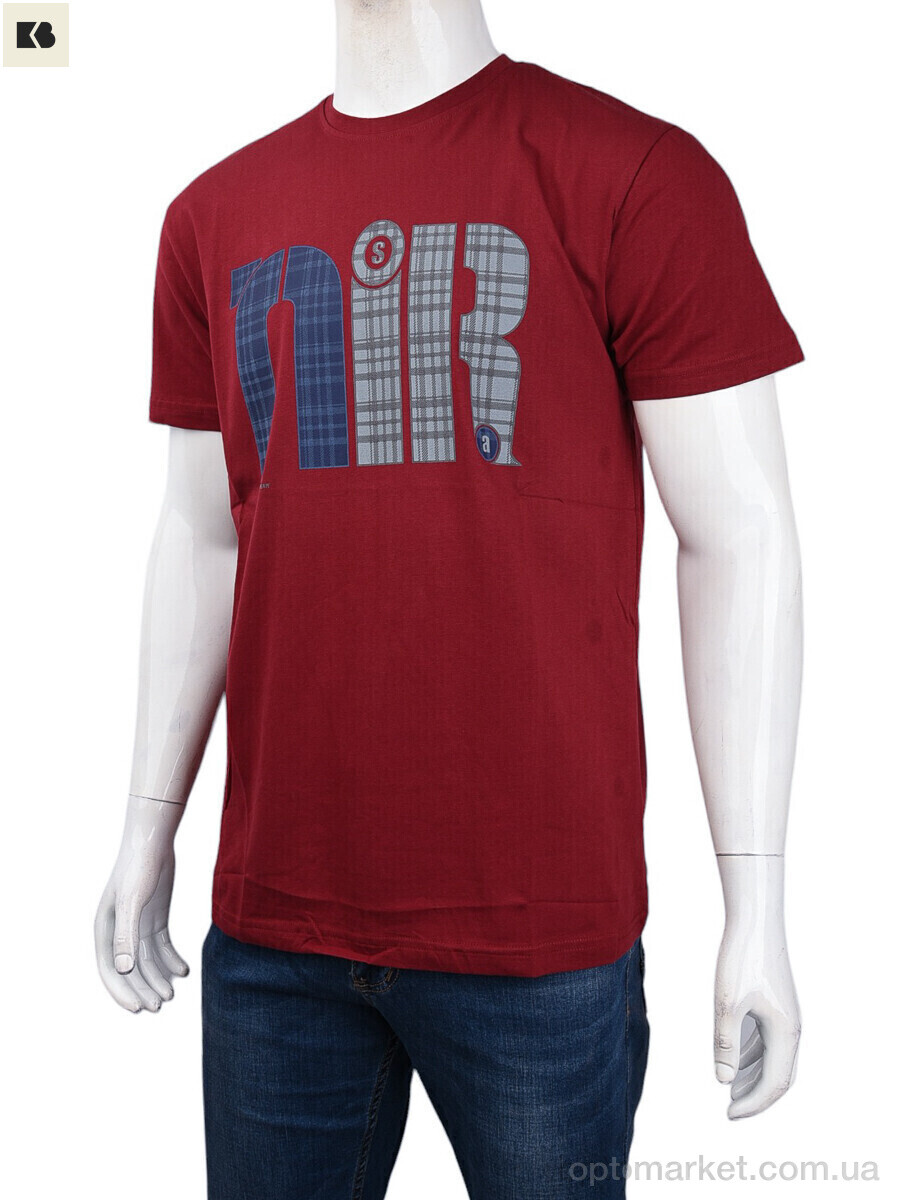 Купить Футболка чоловічі 3707-0096-2 bordo Daniel Jones бордовий, фото 1