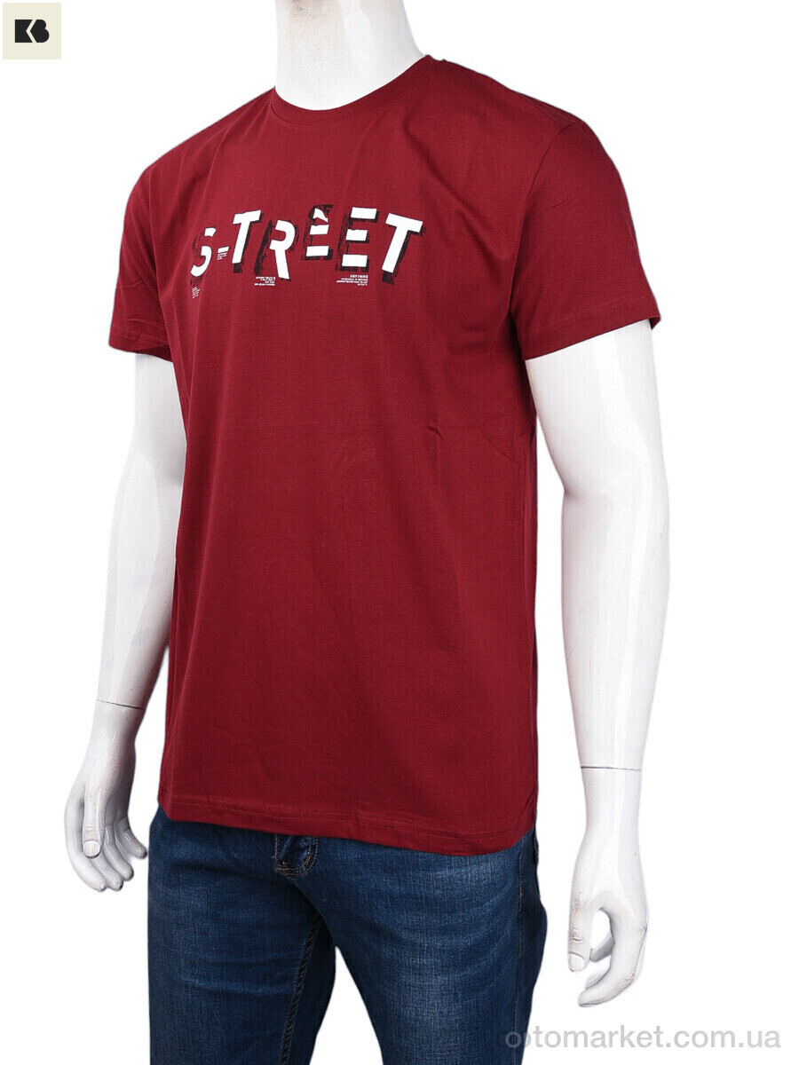 Купить Футболка чоловічі 3707-055-1 bordo Daniel Jones бордовий, фото 1