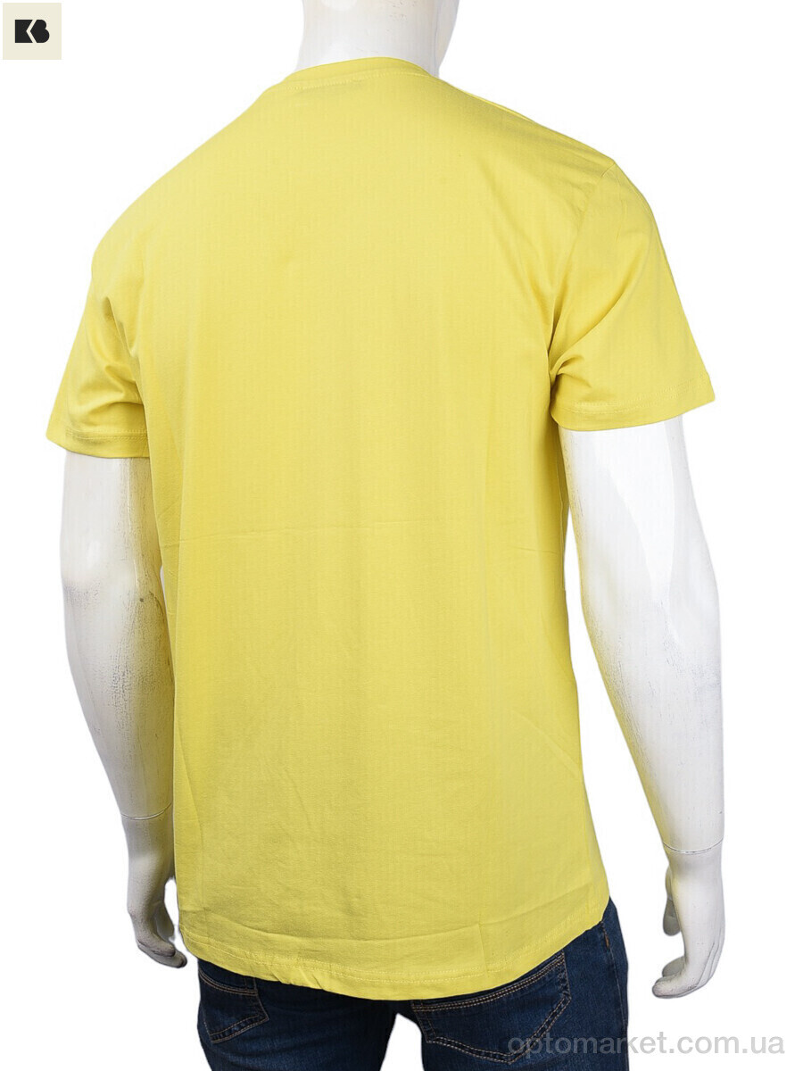 Купить Футболка чоловічі 3707-055-4 yellow Daniel Jones жовтий, фото 2