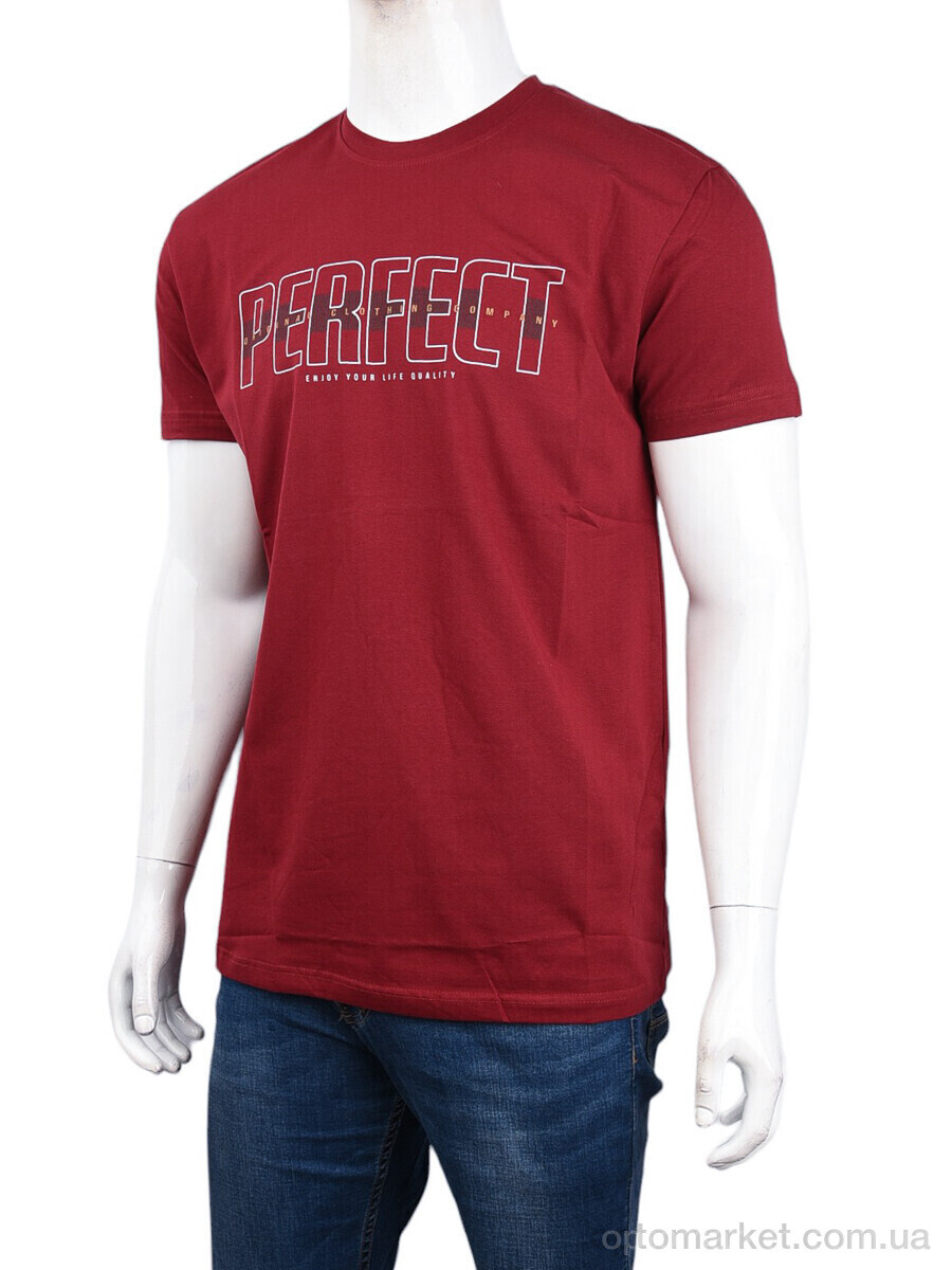 Купить Футболка чоловічі 3707-068-1 bordo Daniel Jones бордовий, фото 1