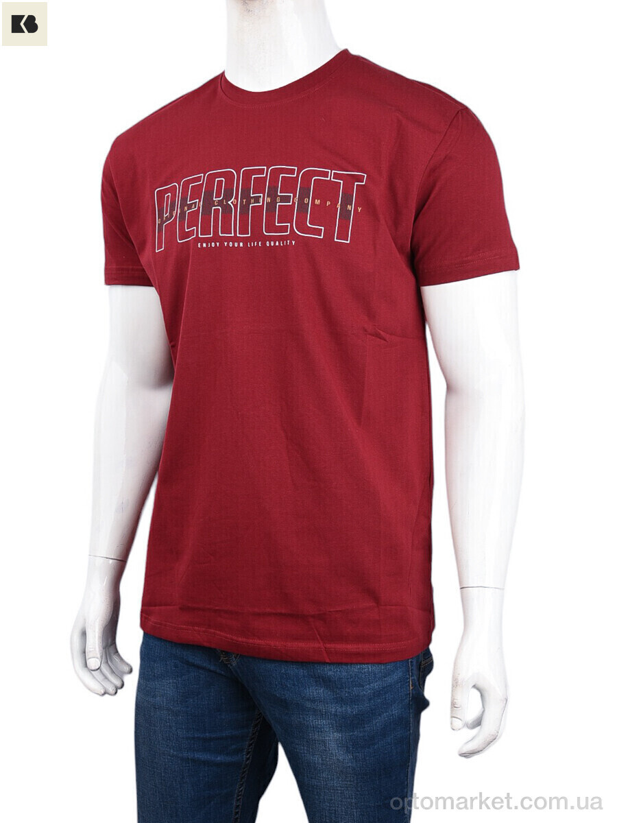 Купить Футболка чоловічі 3707-068-1 bordo Daniel Jones бордовий, фото 1