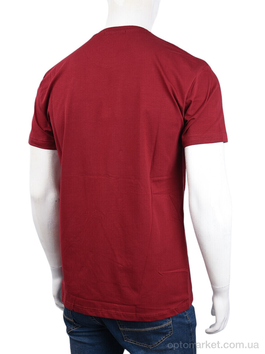 Купить Футболка чоловічі 3707-068-1 bordo Daniel Jones бордовий, фото 2