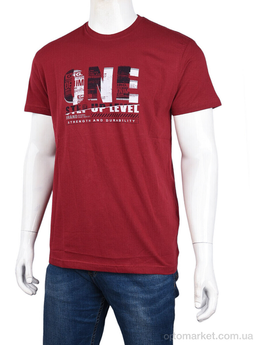 Купить Футболка чоловічі 3707-073-1 bordo Daniel Jones бордовий, фото 1