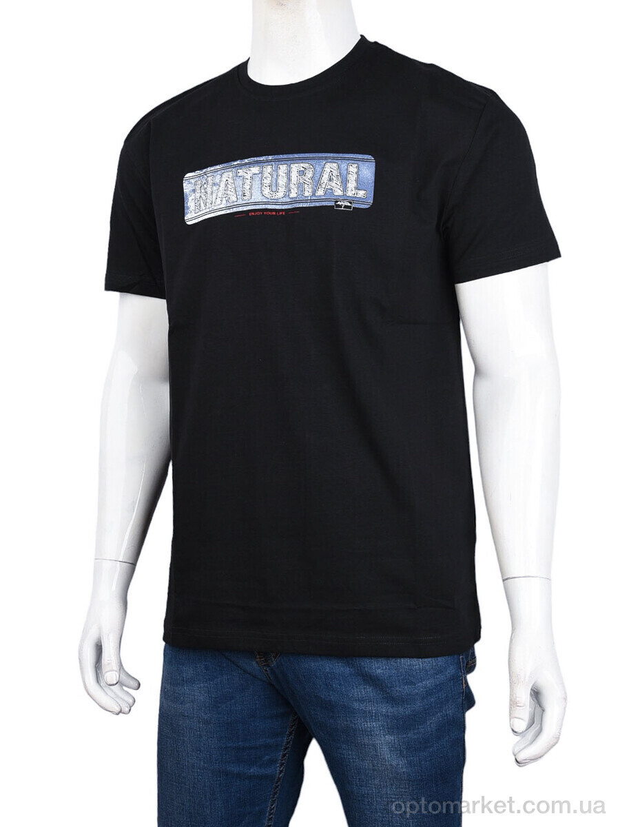 Купить Футболка чоловічі 3707-079-1 black Daniel Jones чорний, фото 1