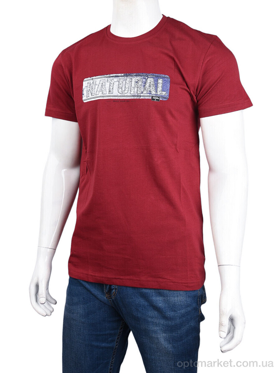 Купить Футболка чоловічі 3707-079-4 bordo Daniel Jones бордовий, фото 1