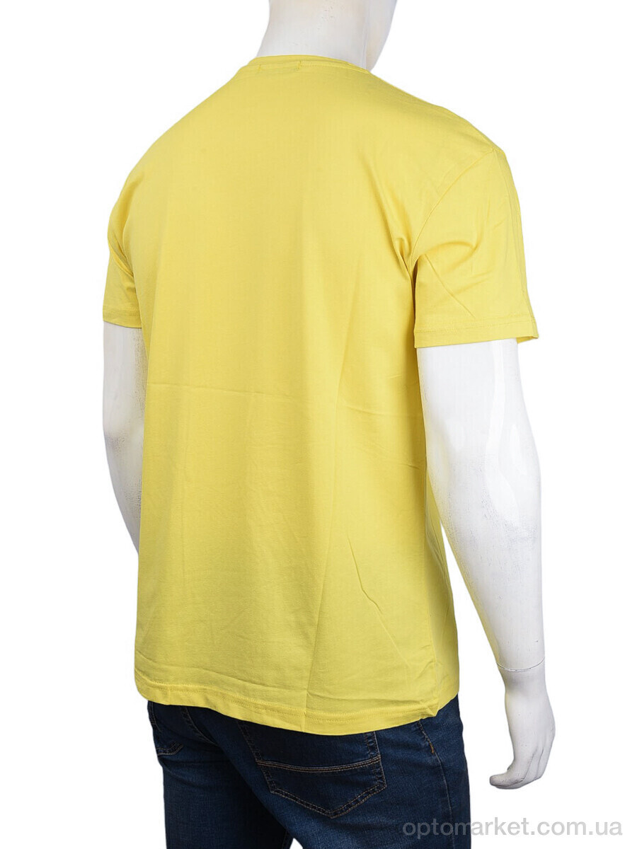 Купить Футболка чоловічі 3707-079-5 yellow Daniel Jones жовтий, фото 2