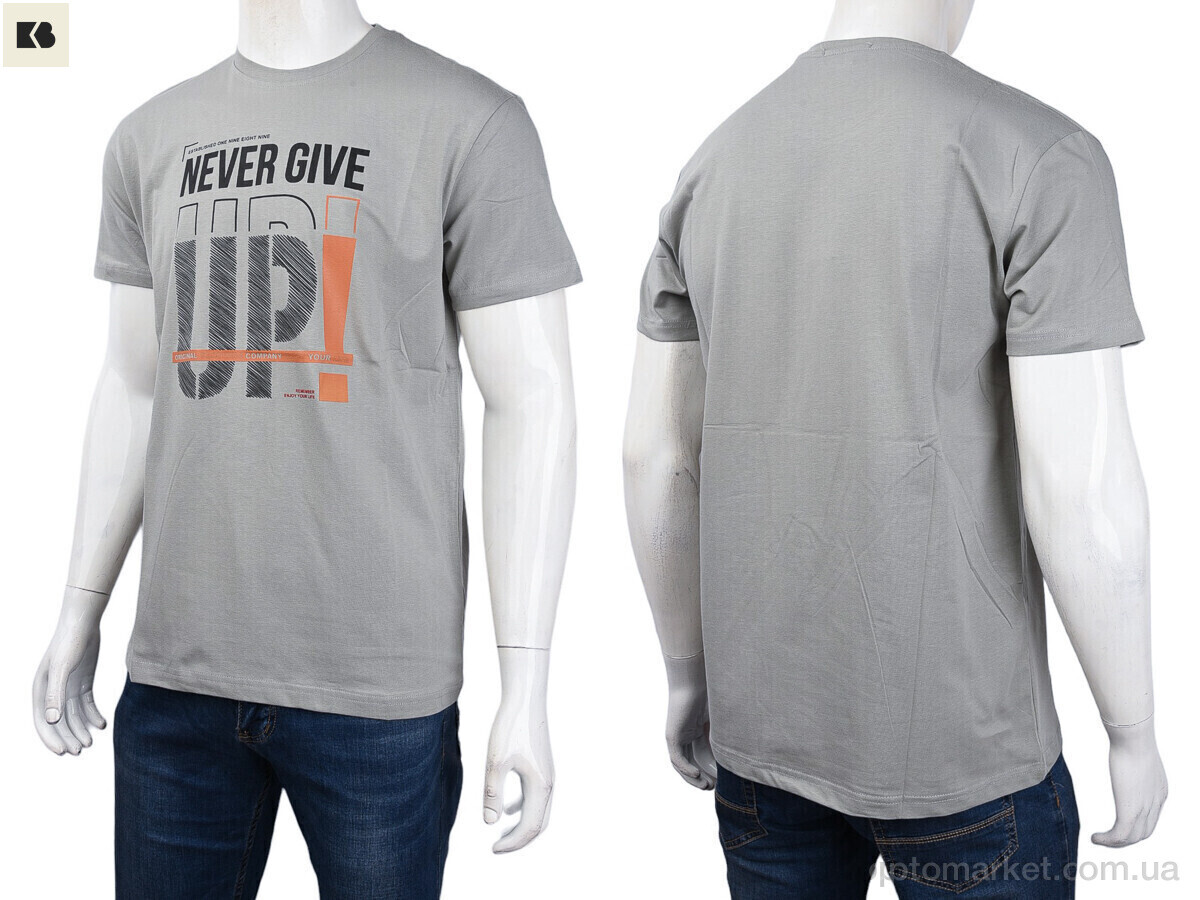 Купить Футболка чоловічі 3707-081-1 grey Daniel Jones сірий, фото 3