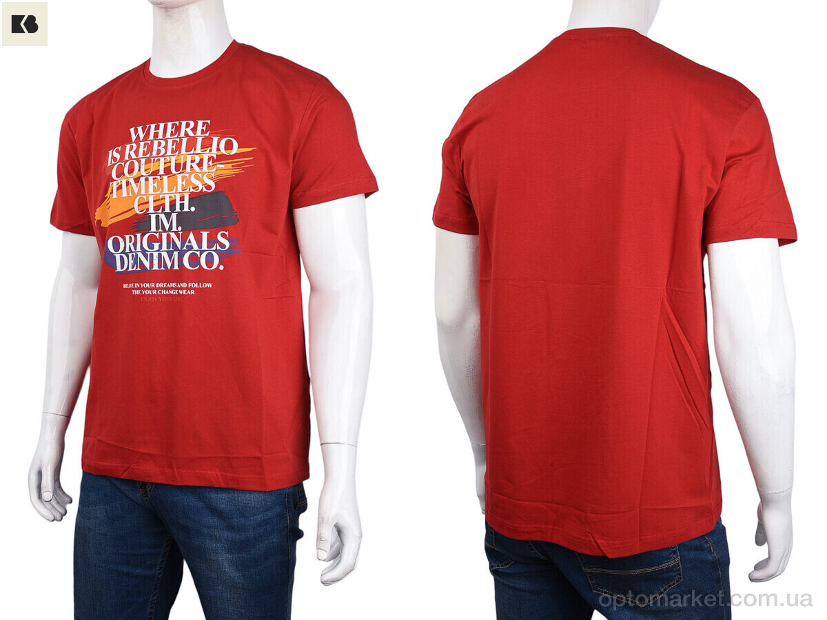 Купить Футболка чоловічі 3707-087-5 red Daniel Jones червоний, фото 3