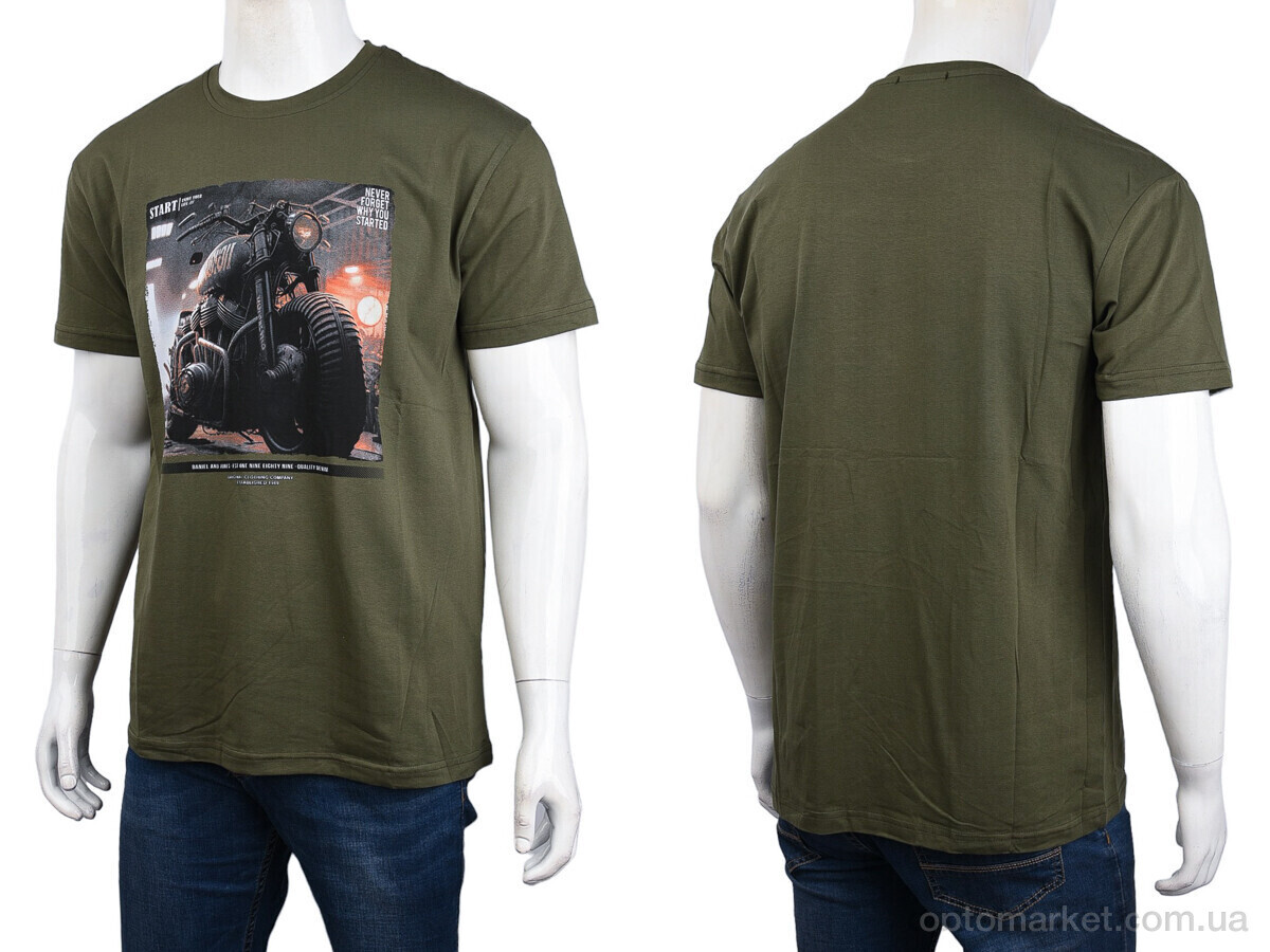 Купить Футболка чоловічі 3707-093 green Daniel Jones зелений, фото 3