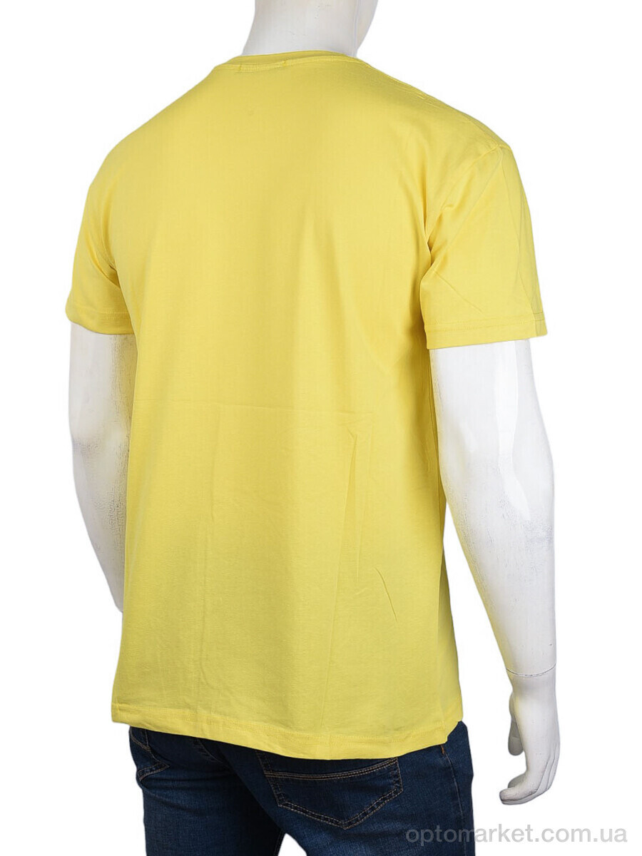 Купить Футболка чоловічі 3707-097-3 yellow Daniel Jones жовтий, фото 2