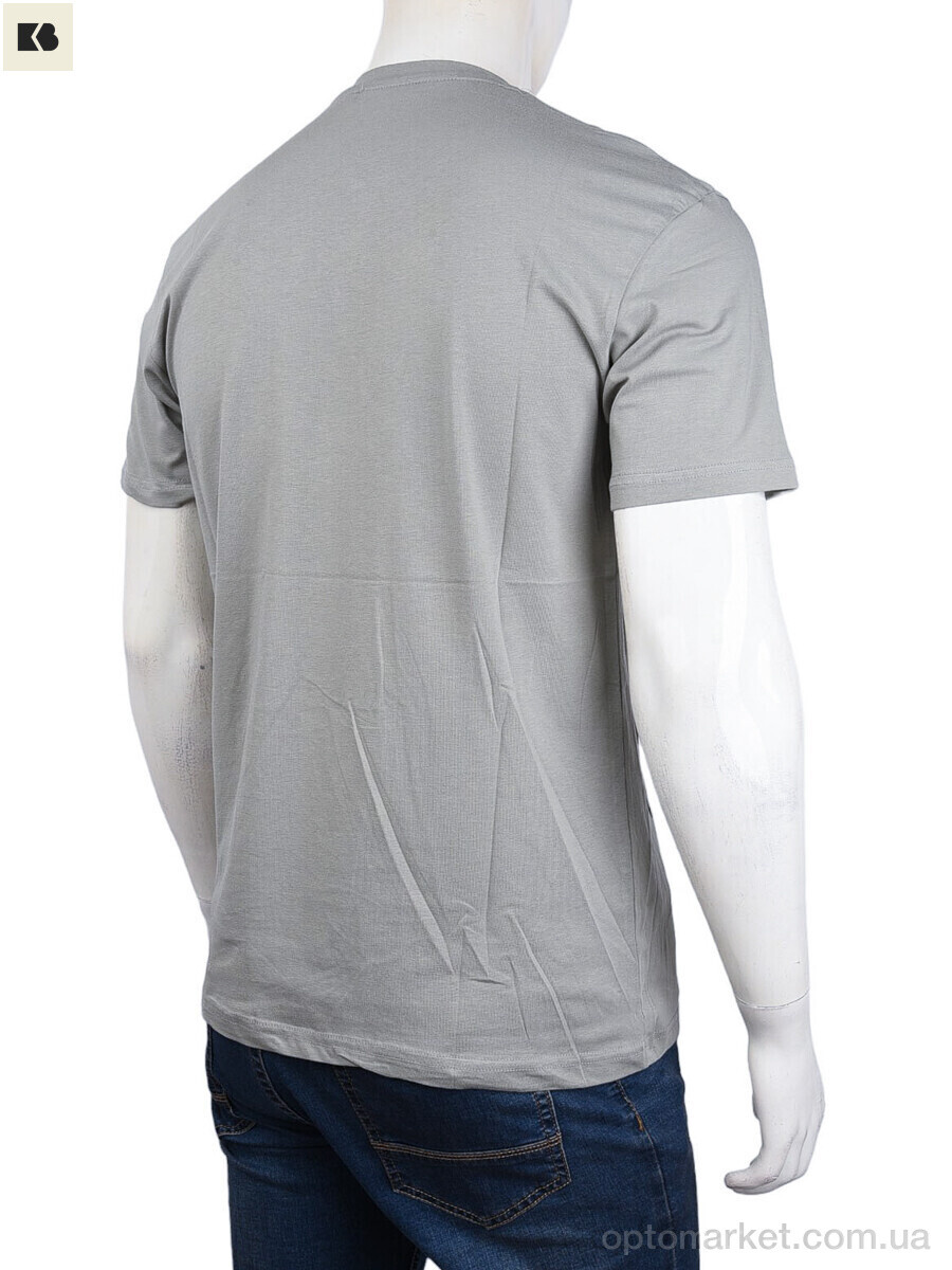 Купить Футболка чоловічі 3707-099-3 grey Daniel Jones сірий, фото 2