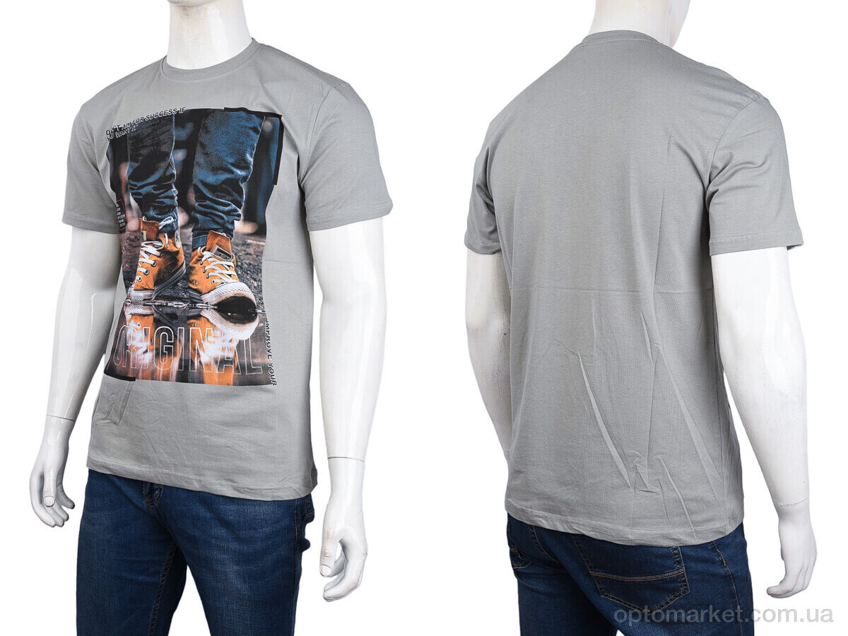 Купить Футболка чоловічі 3707-099-3 grey Daniel Jones сірий, фото 3