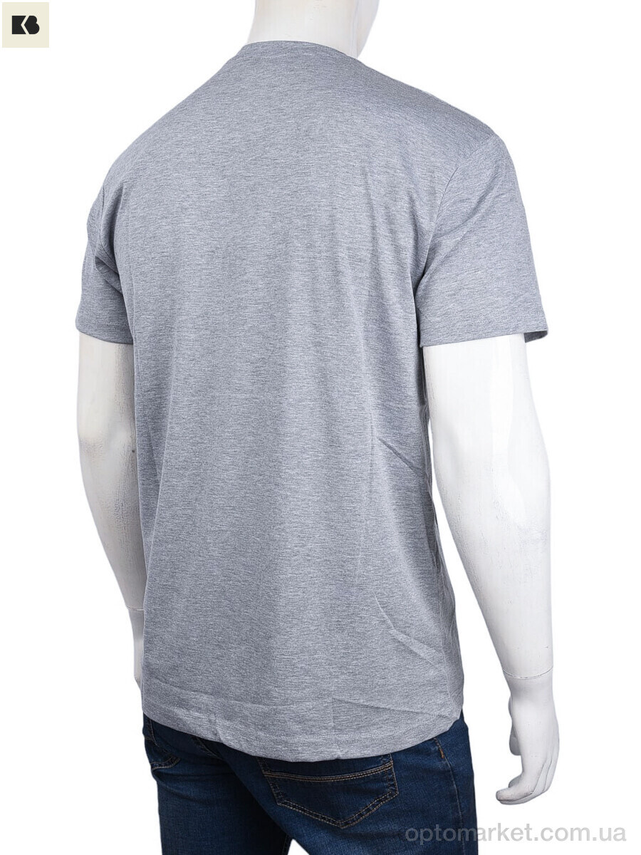 Купить Футболка чоловічі 3707-104-4 grey Daniel Jones сірий, фото 2