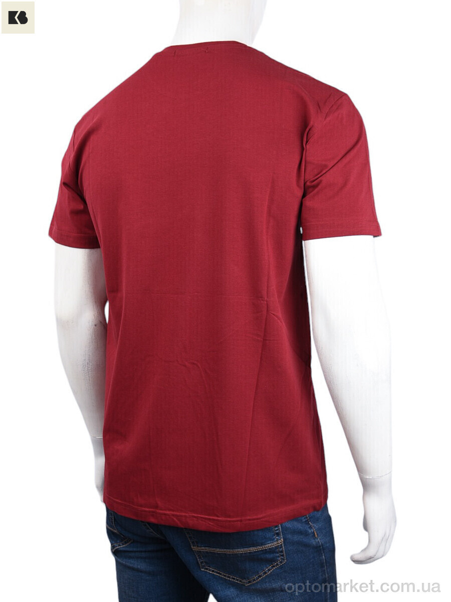 Купить Футболка чоловічі 3707-106-1 bordo Daniel Jones бордовий, фото 2