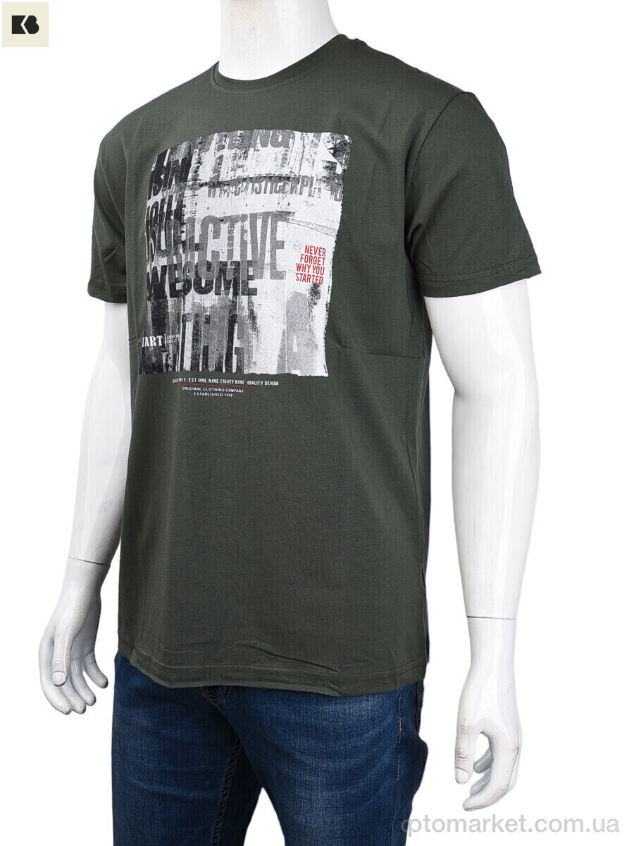 Купить Футболка чоловічі 3707-109-1 green Daniel Jones зелений, фото 1