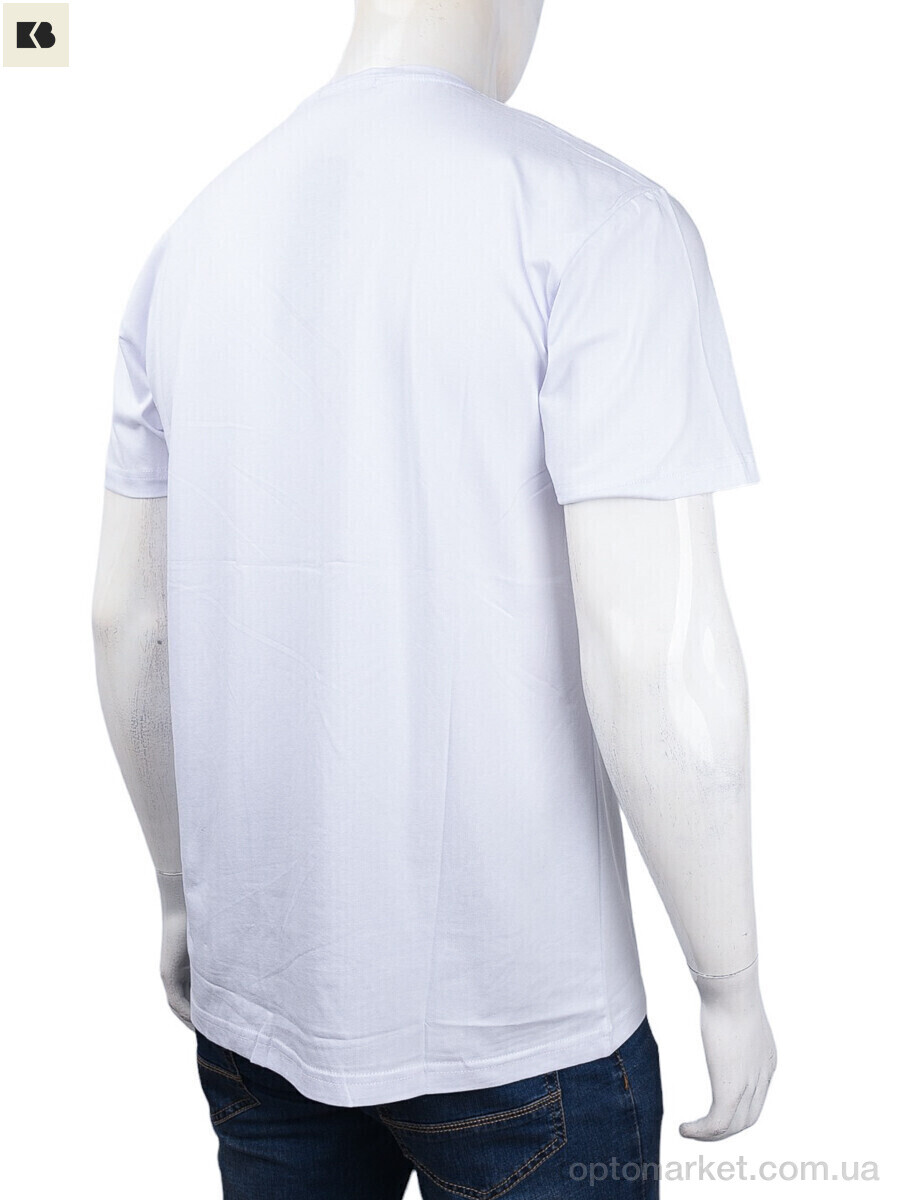 Купить Футболка чоловічі 3707-109-4 white Daniel Jones білий, фото 2