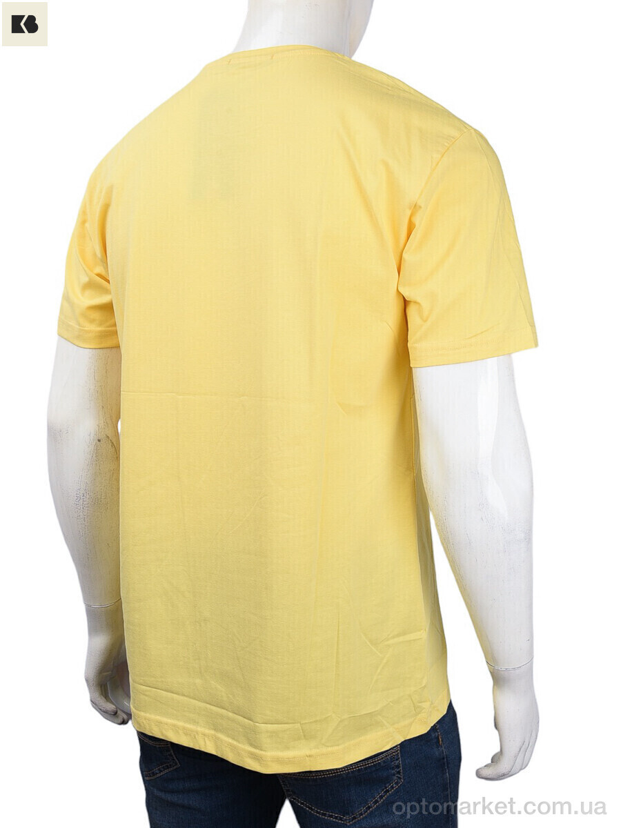 Купить Футболка чоловічі 3707-109 yellow Daniel Jones жовтий, фото 2