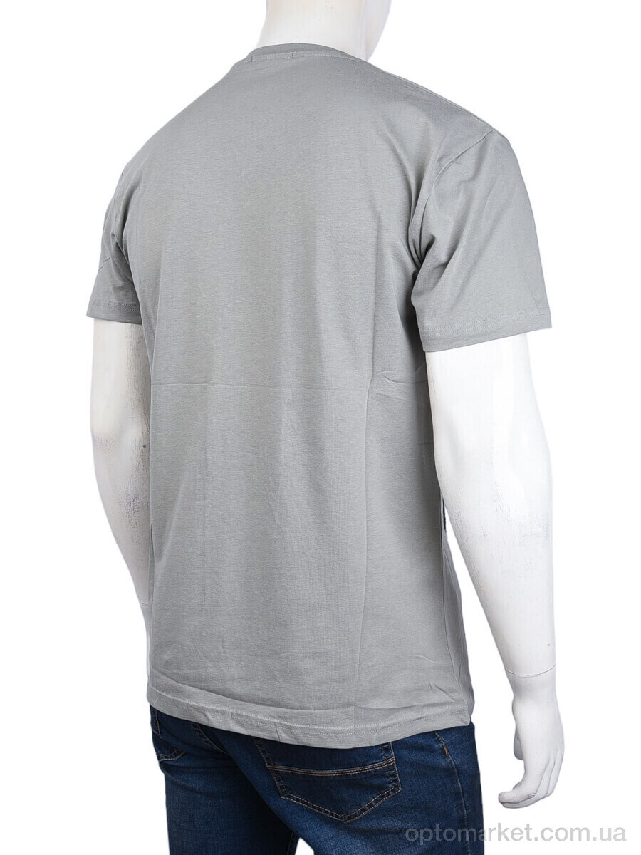Купить Футболка чоловічі 3707-110-6 grey Daniel Jones сірий, фото 2