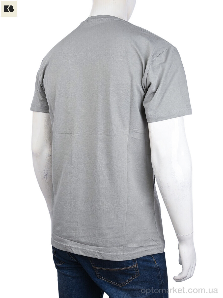Купить Футболка чоловічі 3707-110-6 grey Daniel Jones сірий, фото 2