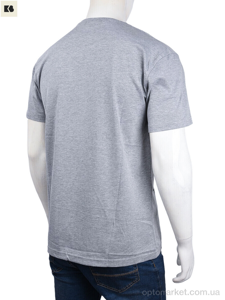 Купить Футболка чоловічі 3707-110-7 grey Daniel Jones сірий, фото 2