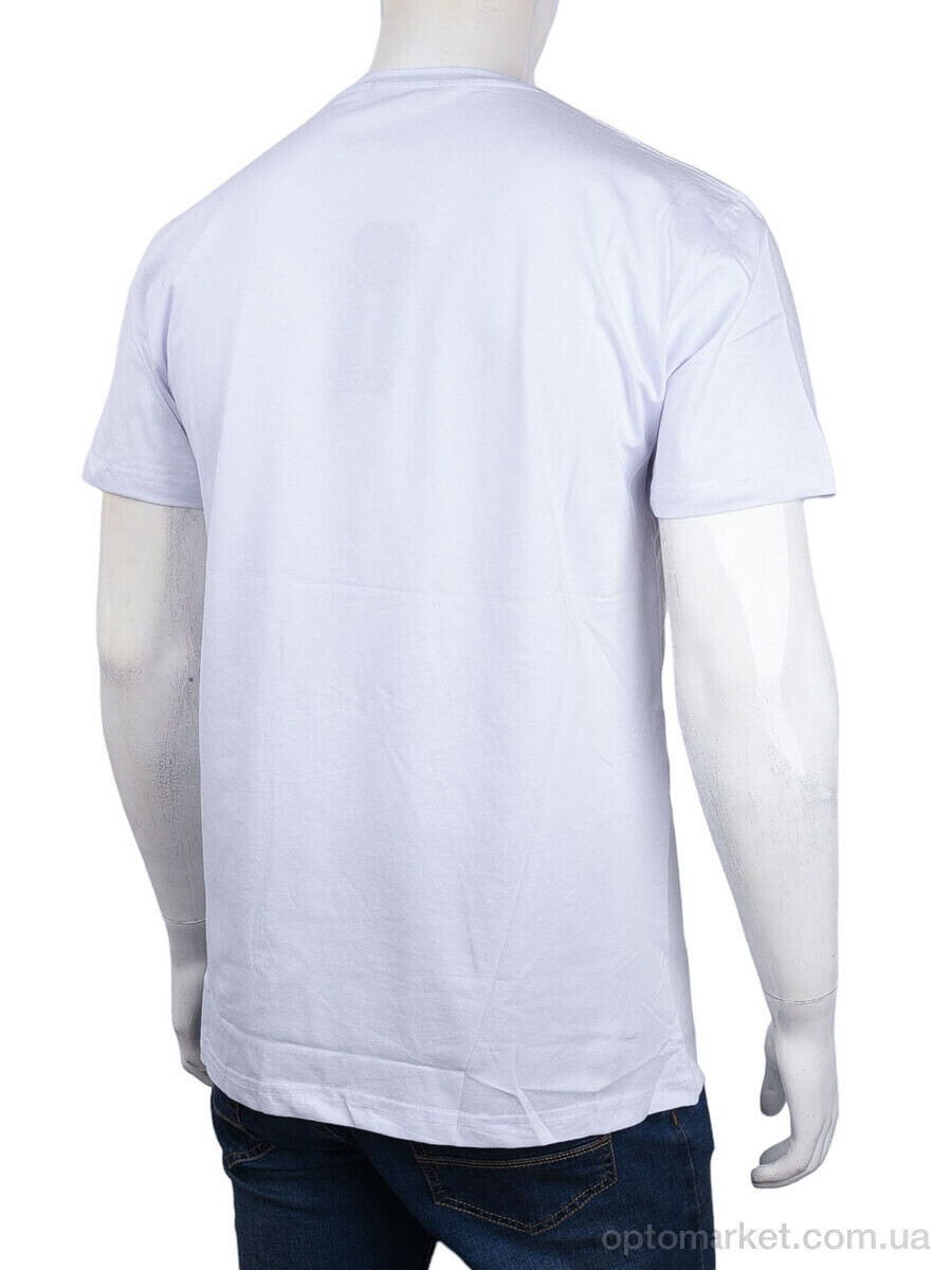 Купить Футболка чоловічі 3707-110-8 white Daniel Jones білий, фото 2