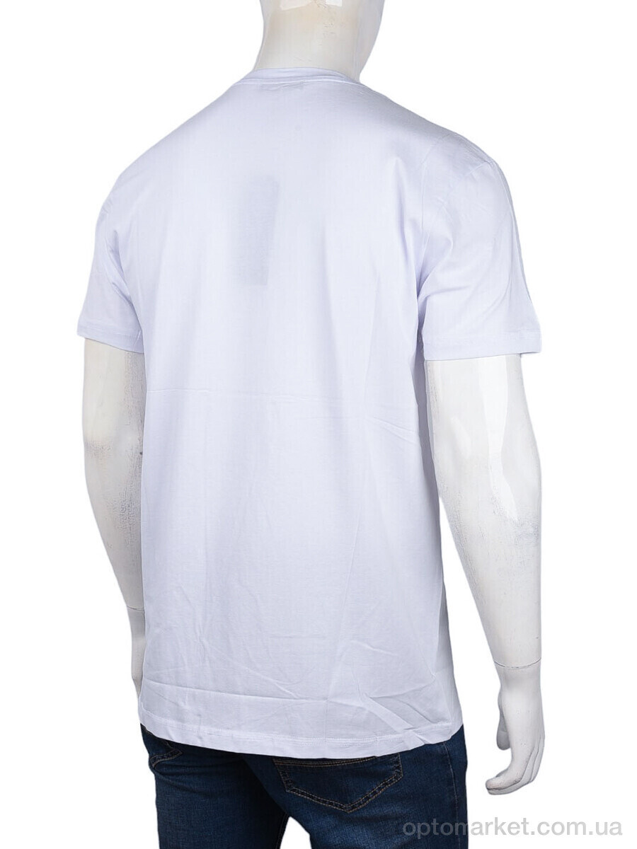 Купить Футболка чоловічі 3707-111-6 white Daniel Jones білий, фото 2