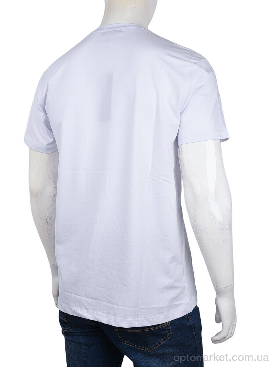 Купить Футболка чоловічі 3707-112-1 white Daniel Jones білий, фото 2