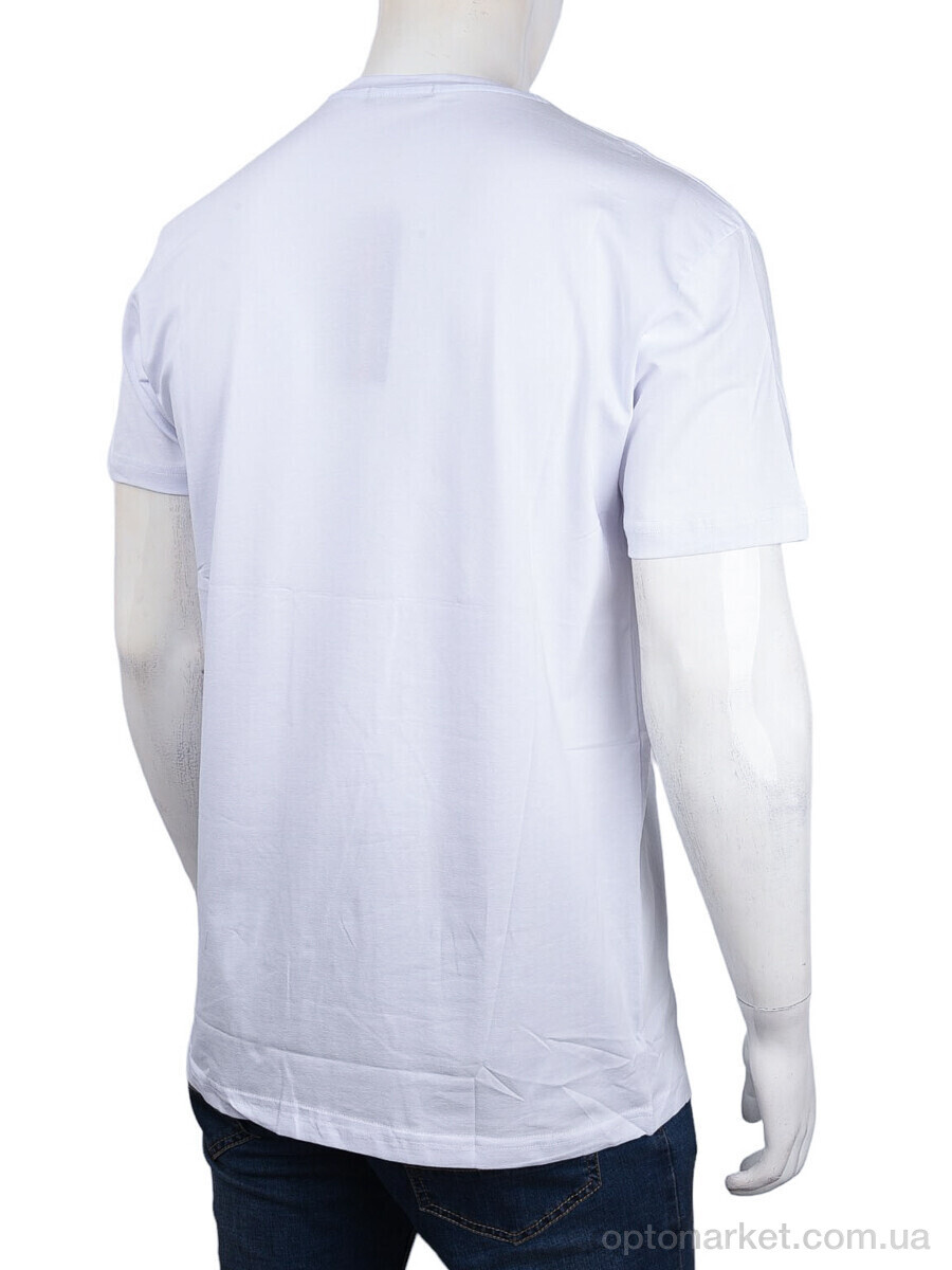 Купить Футболка чоловічі 3707-113-11 white Daniel Jones білий, фото 2