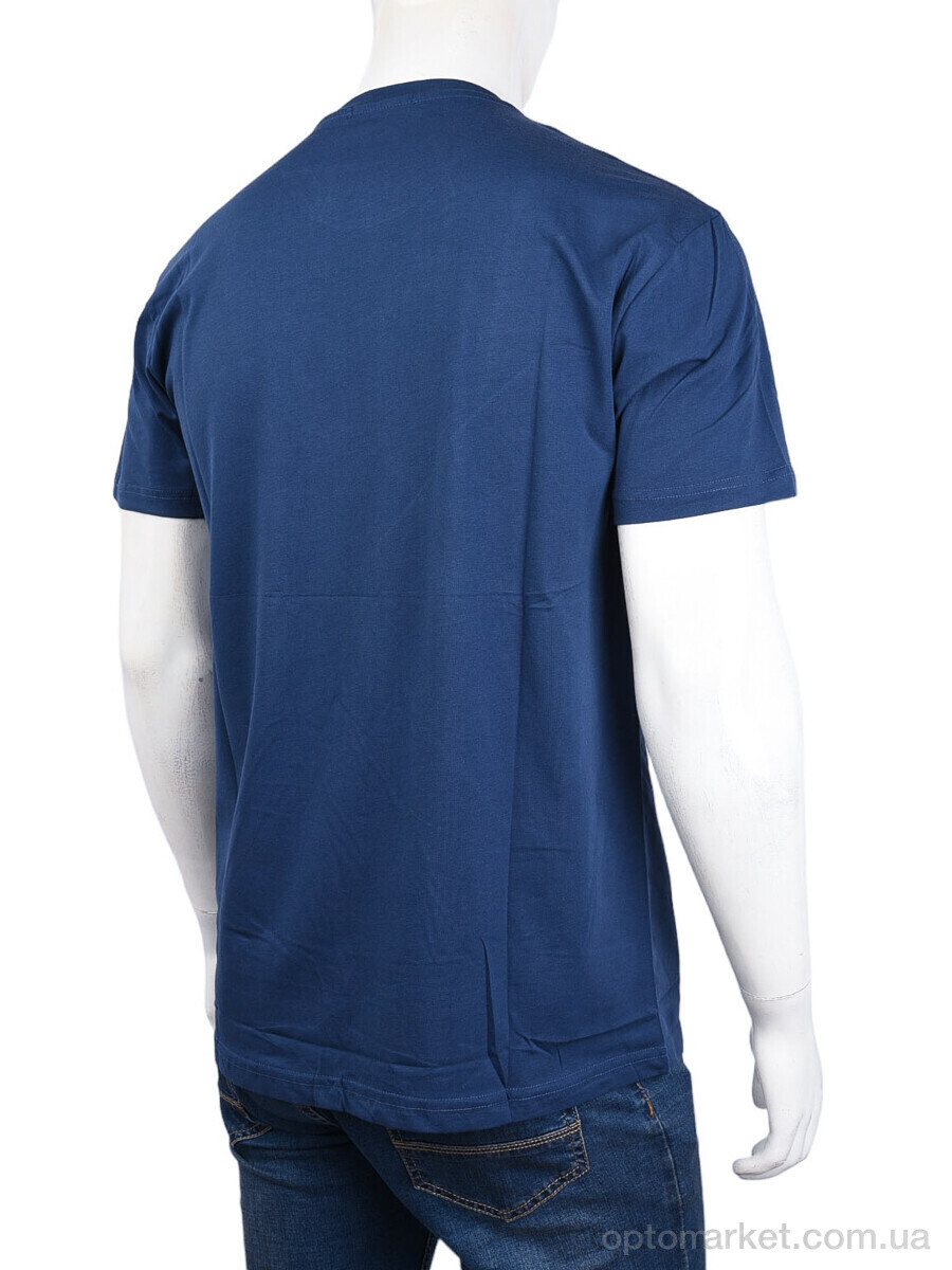 Купить Футболка чоловічі 3707-113-3 blue Daniel Jones синій, фото 2