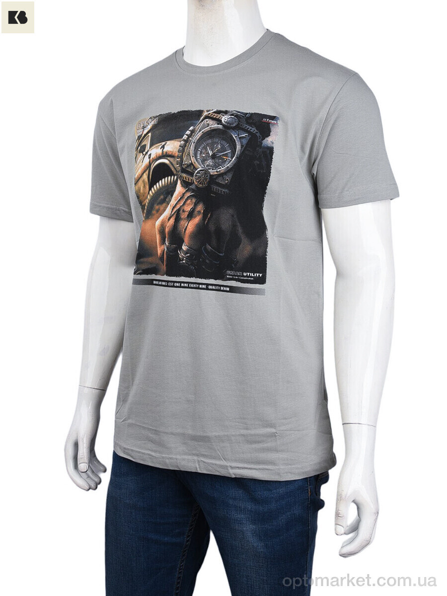 Купить Футболка чоловічі 3707-113-5 grey Daniel Jones сірий, фото 1