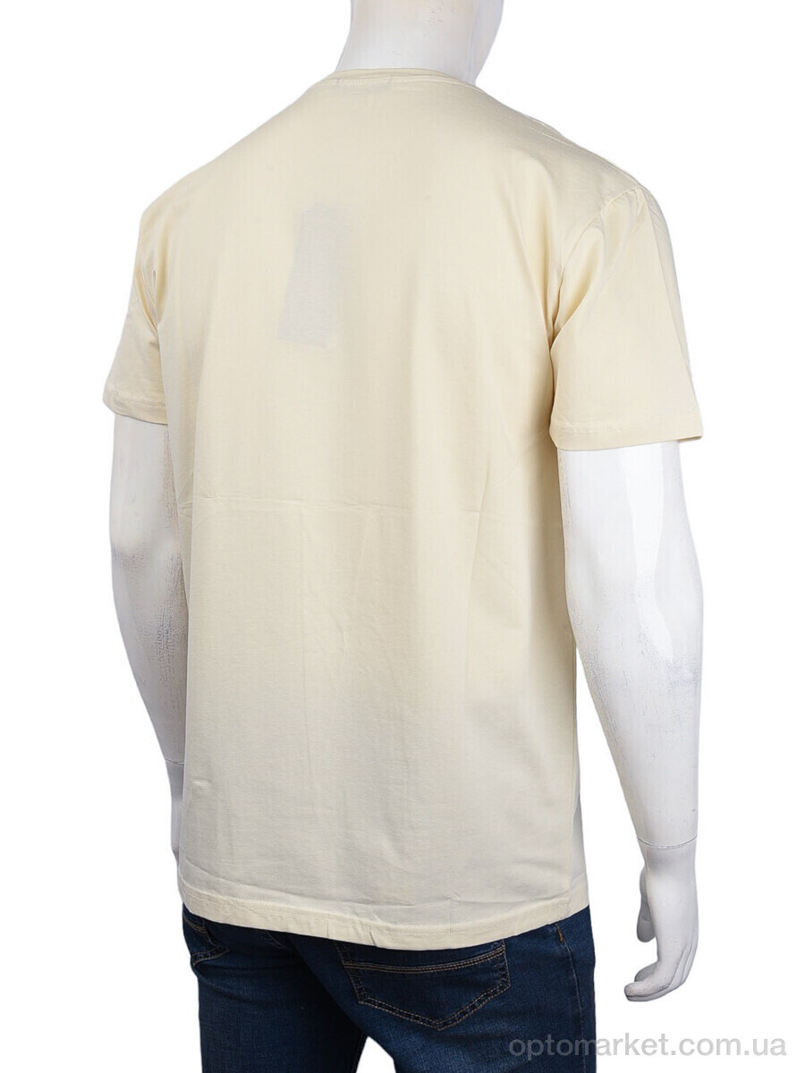 Купить Футболка чоловічі 3707-113-9 beige Daniel Jones бежевий, фото 2