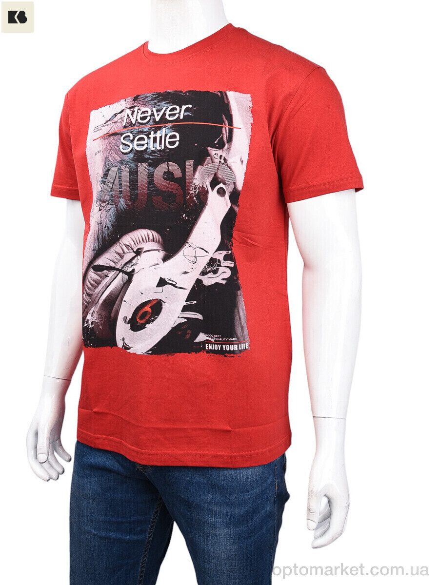 Купить Футболка чоловічі 3707-115-3 red Daniel Jones червоний, фото 1