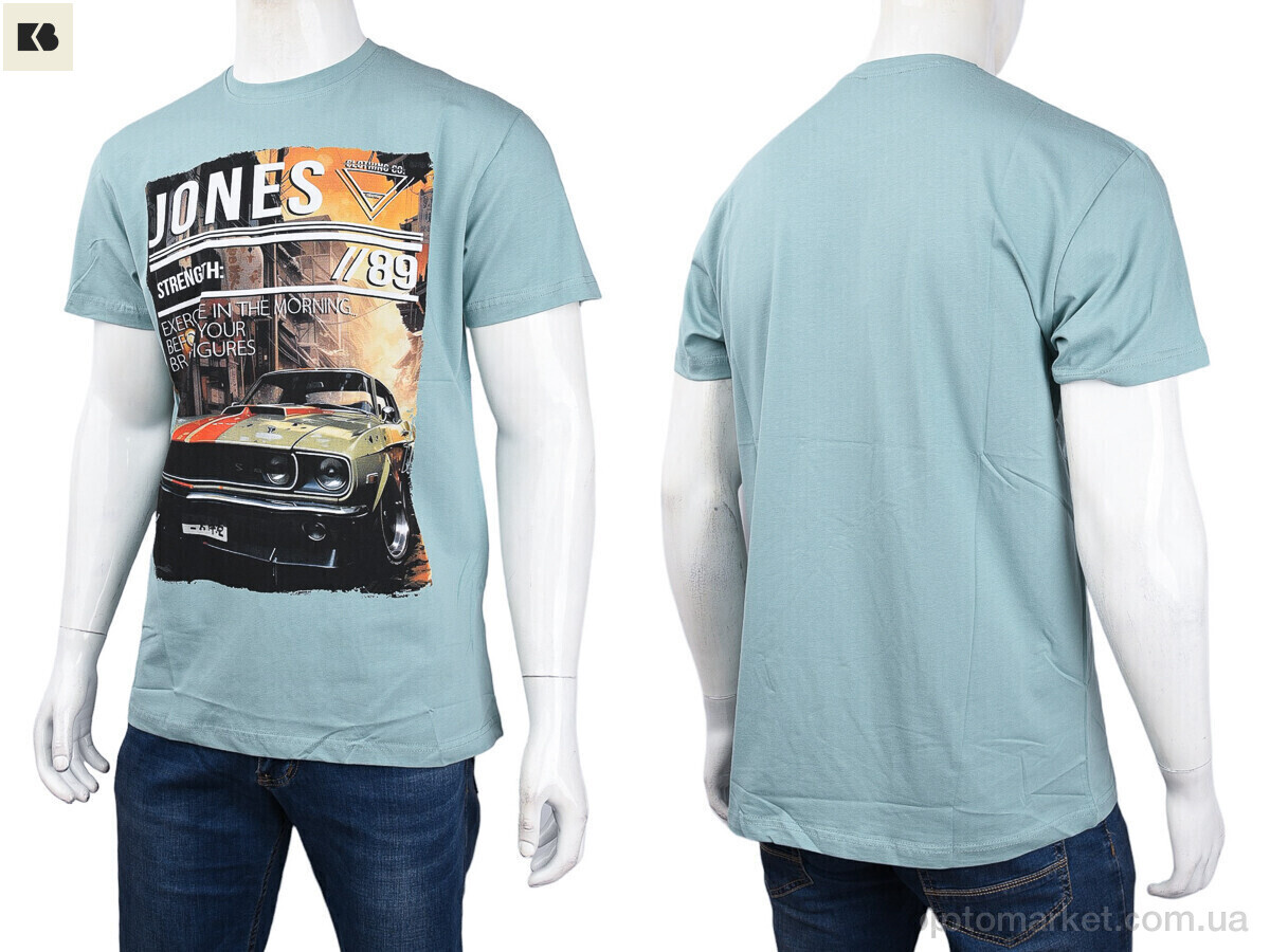 Купить Футболка чоловічі 3707-119-2 green Daniel Jones зелений, фото 3