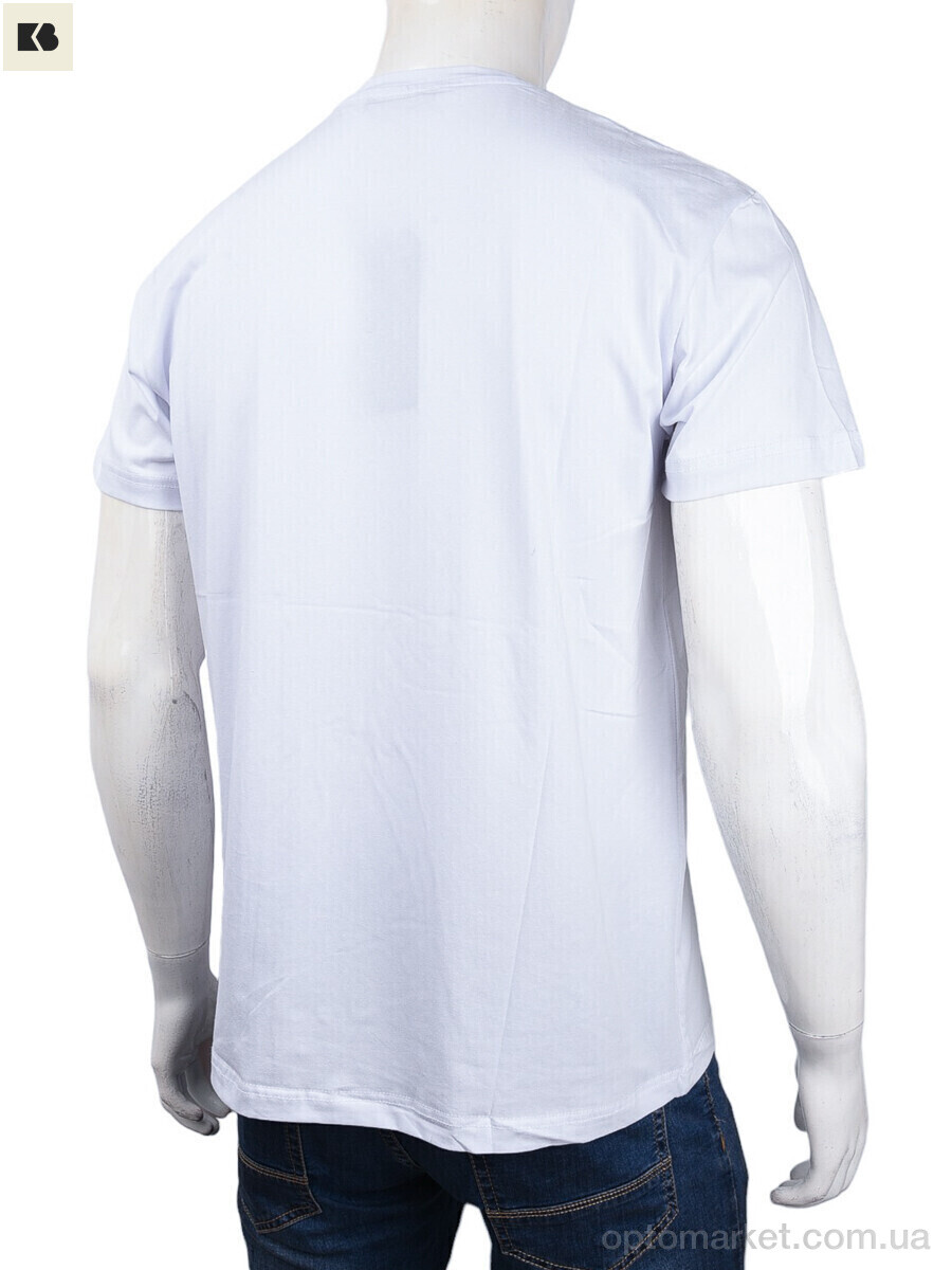 Купить Футболка чоловічі 3707-119-3 white Daniel Jones білий, фото 2