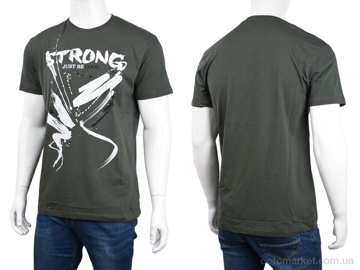 Купить Футболка чоловічі 3707-122-1 green Daniel Jones зелений, фото 3