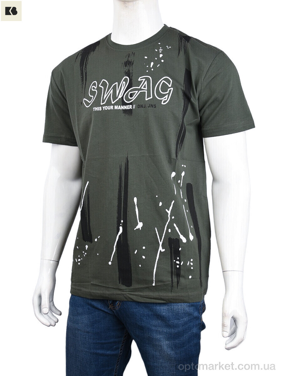 Купить Футболка чоловічі 3707-125 green Daniel Jones зелений, фото 1