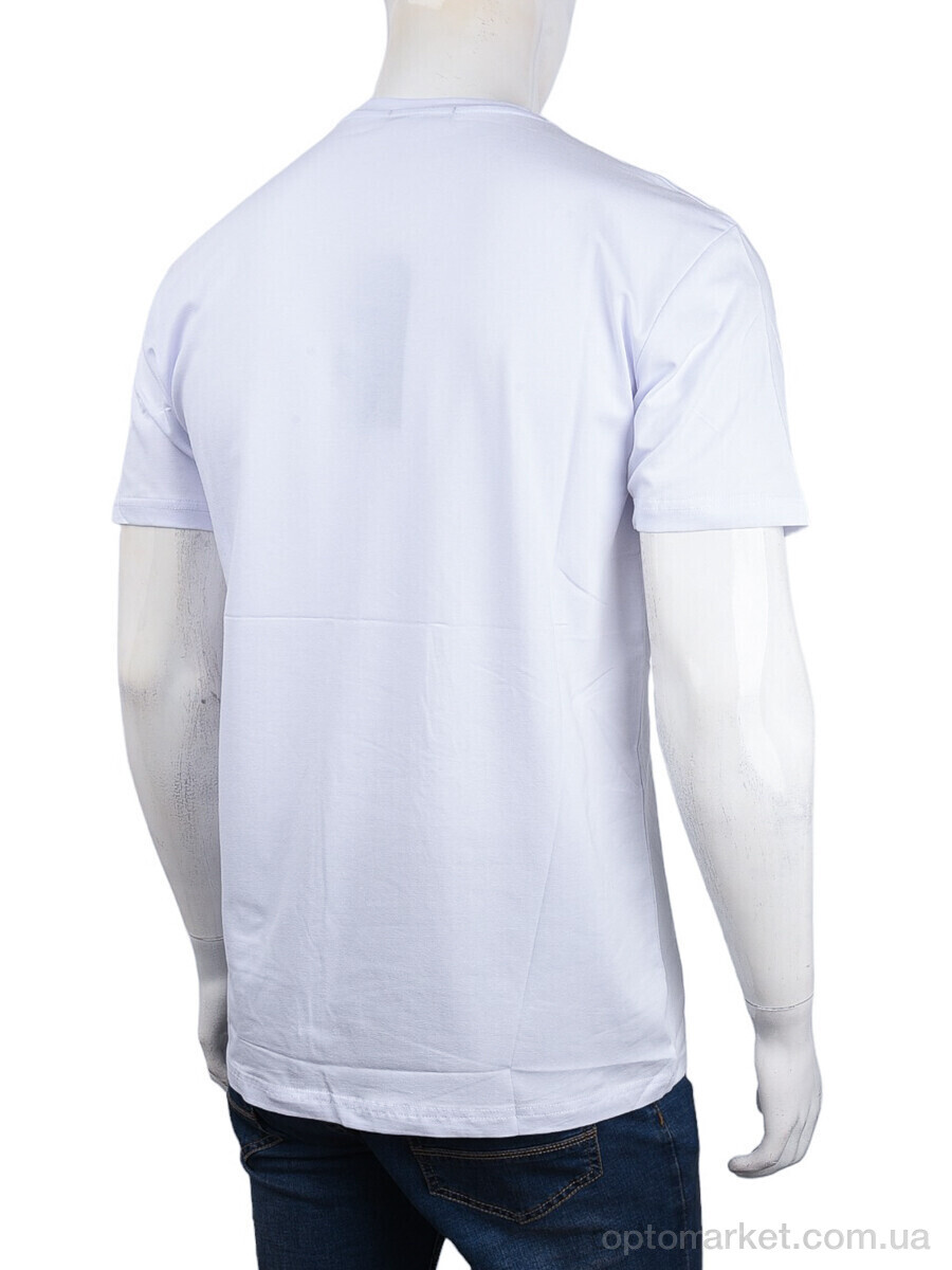 Купить Футболка чоловічі 3707-130 white Daniel Jones білий, фото 2