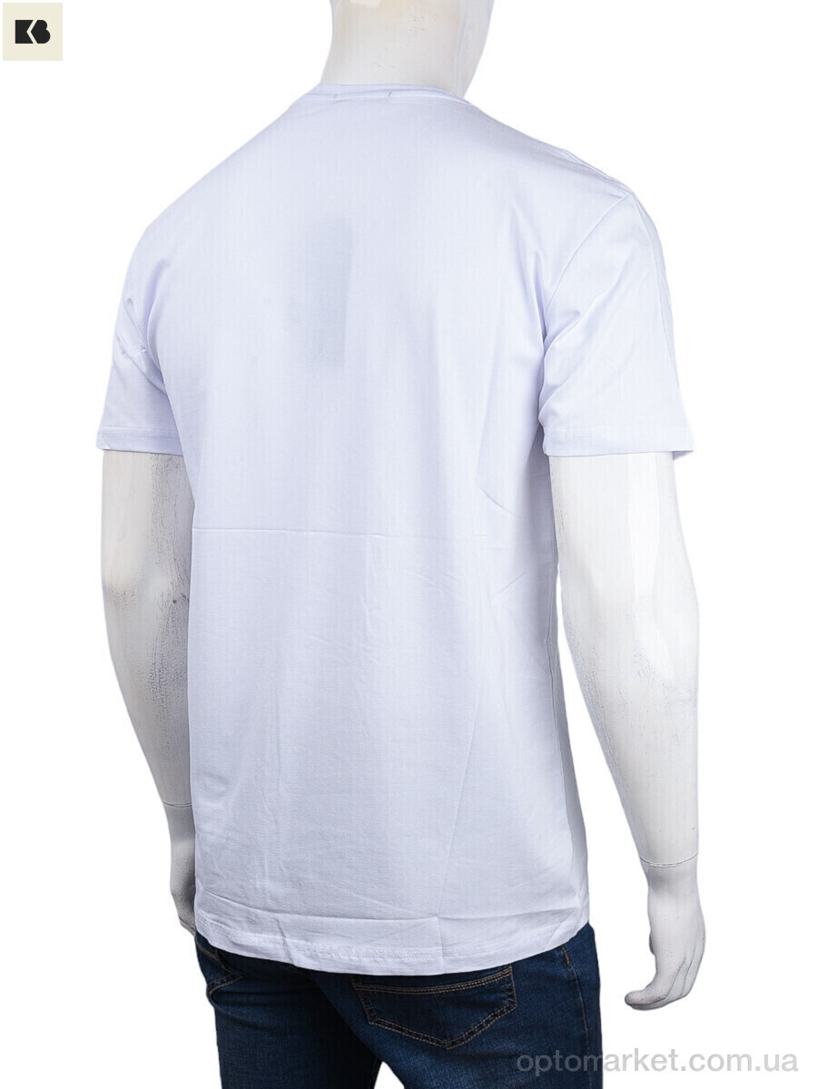 Купить Футболка чоловічі 3707-130 white Daniel Jones білий, фото 2