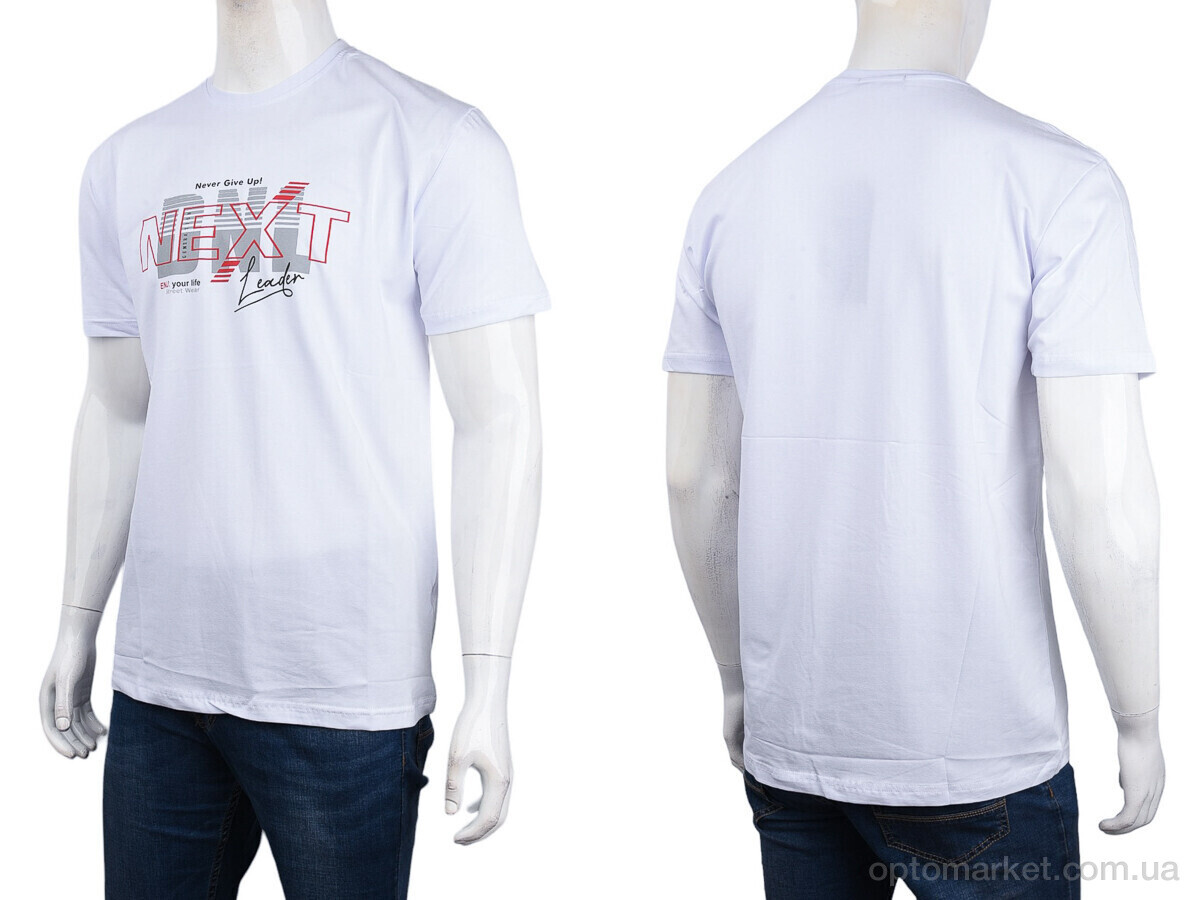 Купить Футболка чоловічі 3707-130 white Daniel Jones білий, фото 3