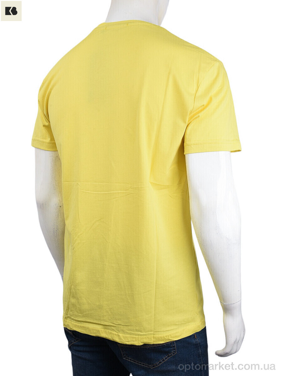 Купить Футболка чоловічі 3707-140-1 yellow Daniel Jones жовтий, фото 2